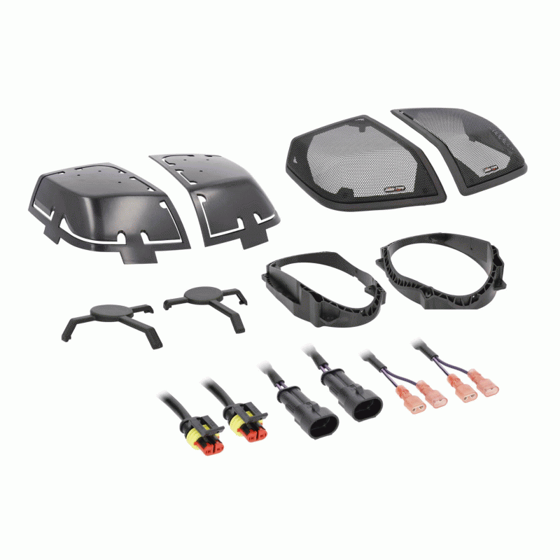 Saddle Tramp BC-HDC69-2 6x9 Cut-In Saddlebag Lids Kit for Harley